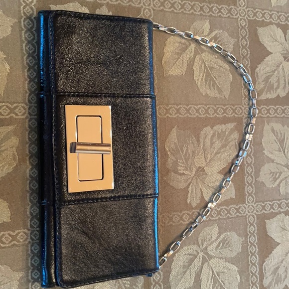 Banana Republic Handbags - Banana Republic black leather clutch